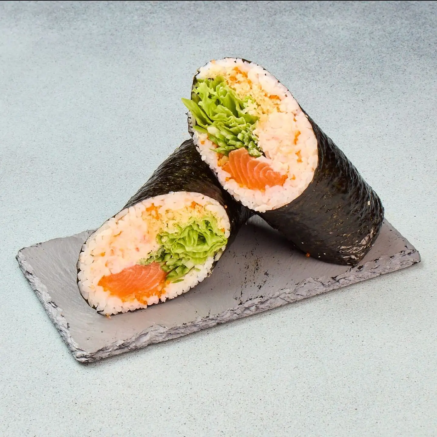 Spicy Salmon Sushi Burrito
