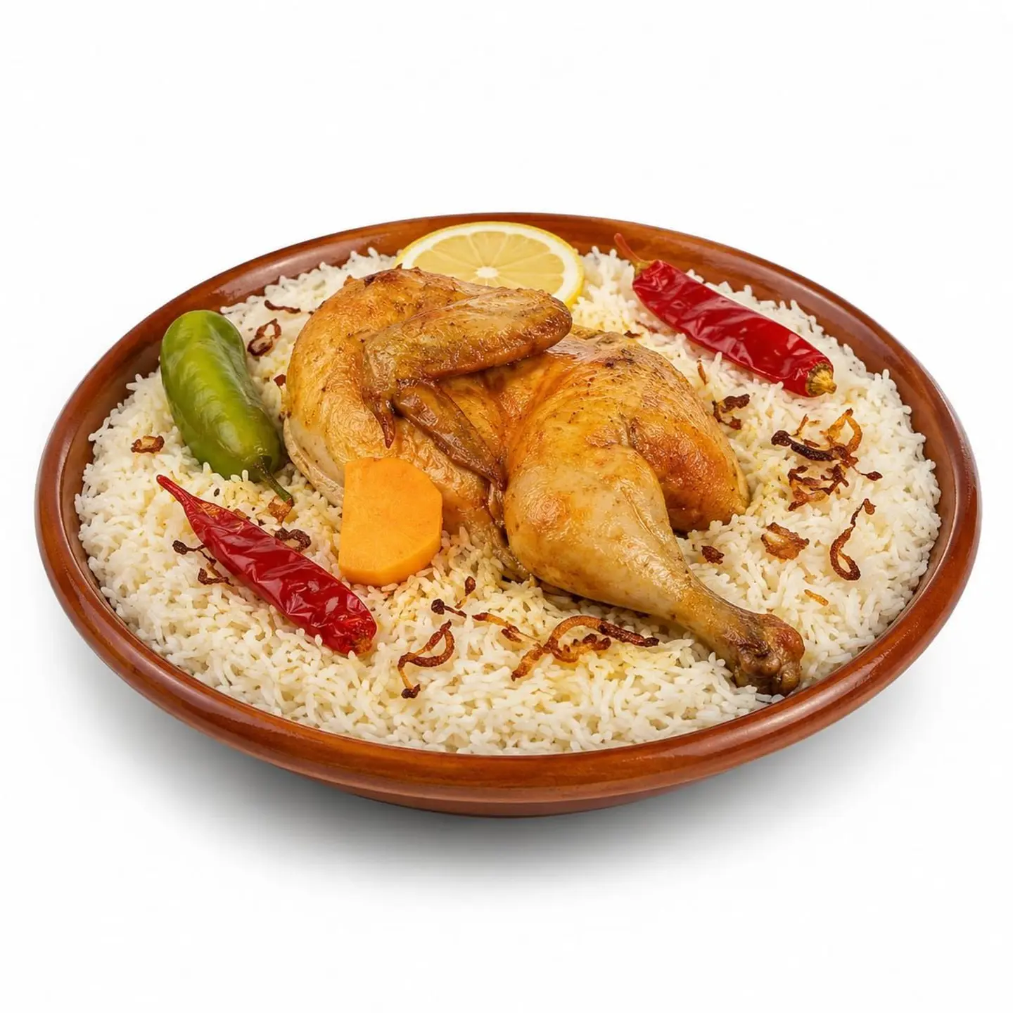 دجاج مندي مع رز