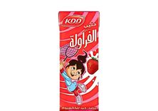 حليب فراولة كي دي دي