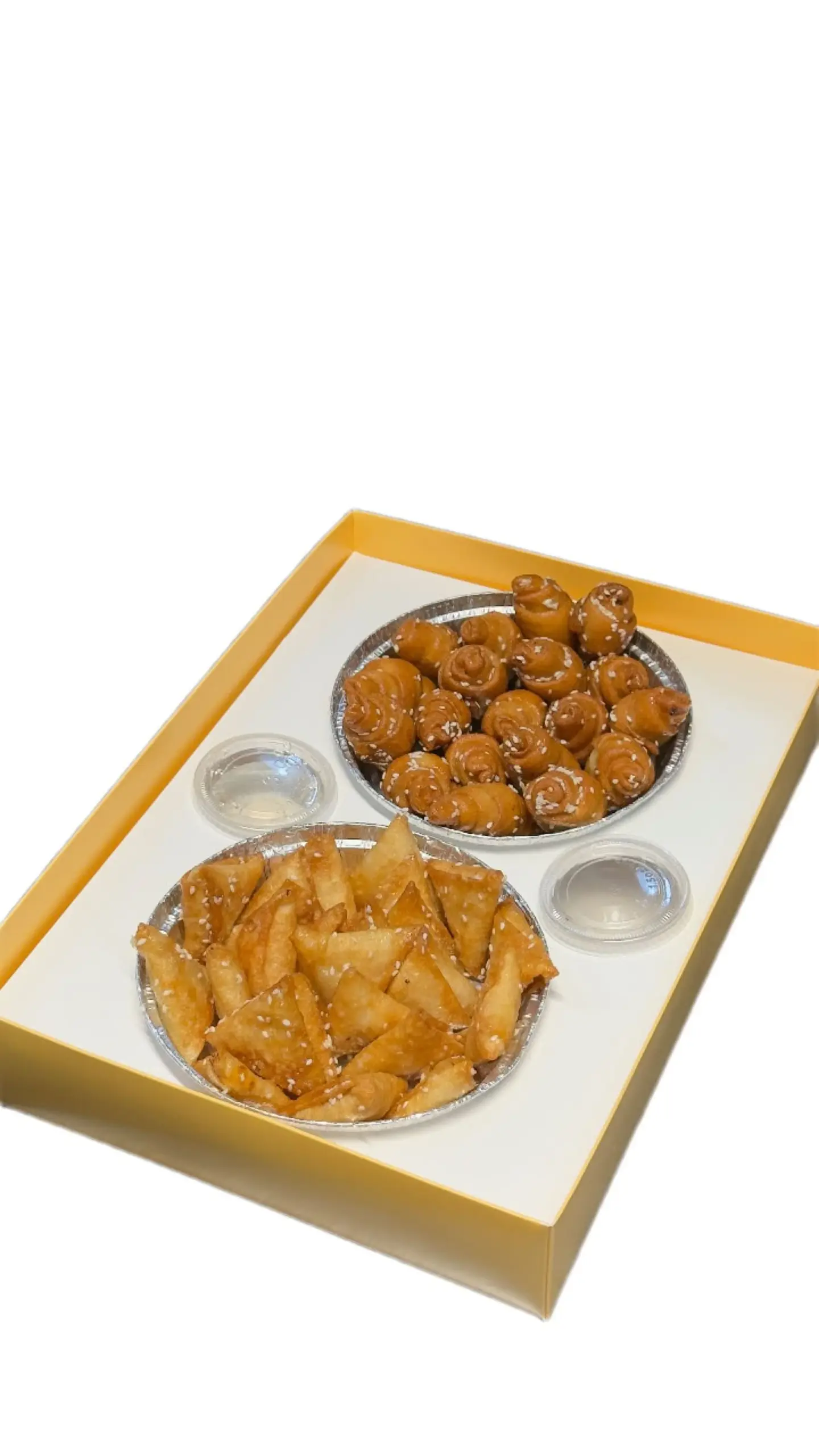 بوكس رولات السميد و مثلثات الجبن