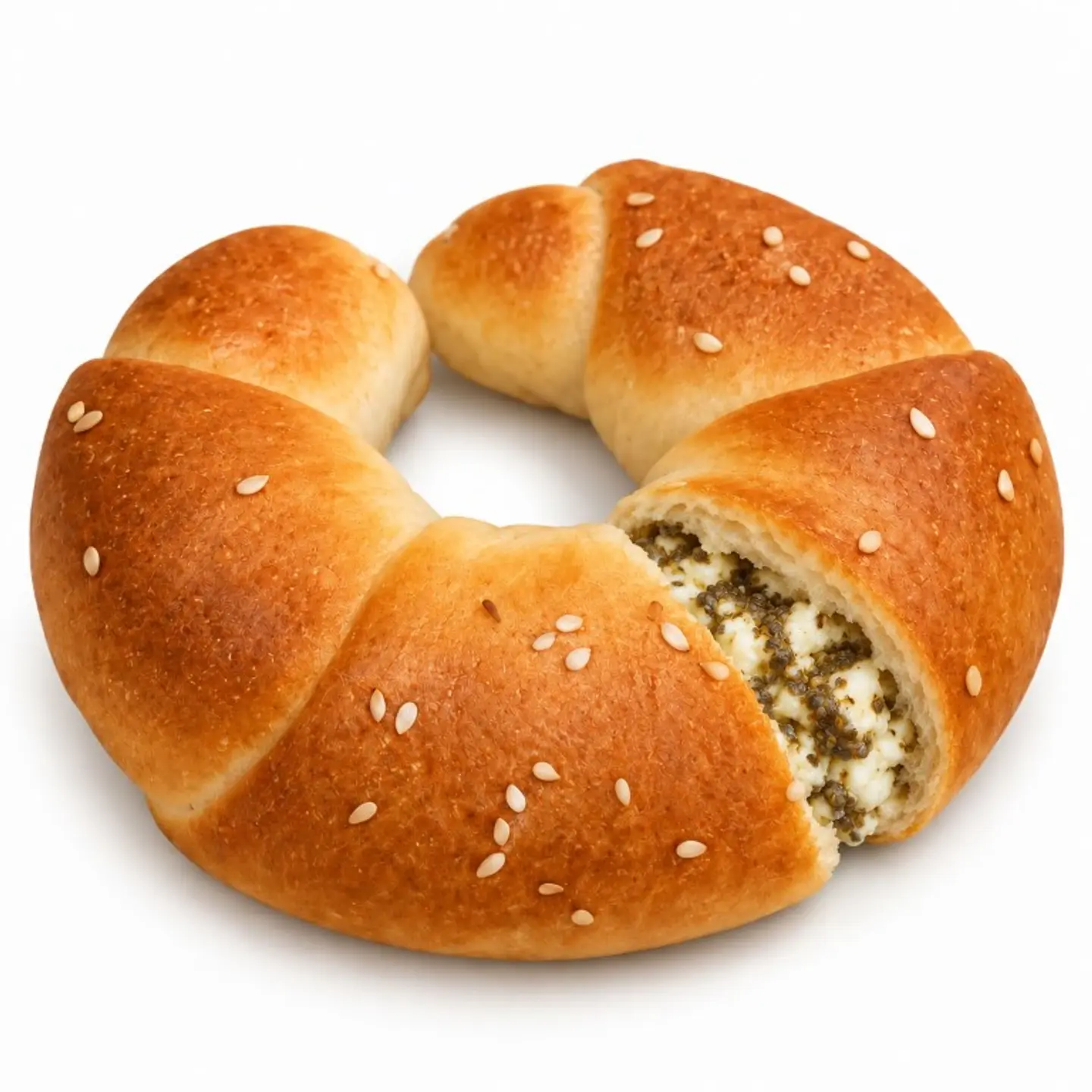 فطيرة جبن زعتر