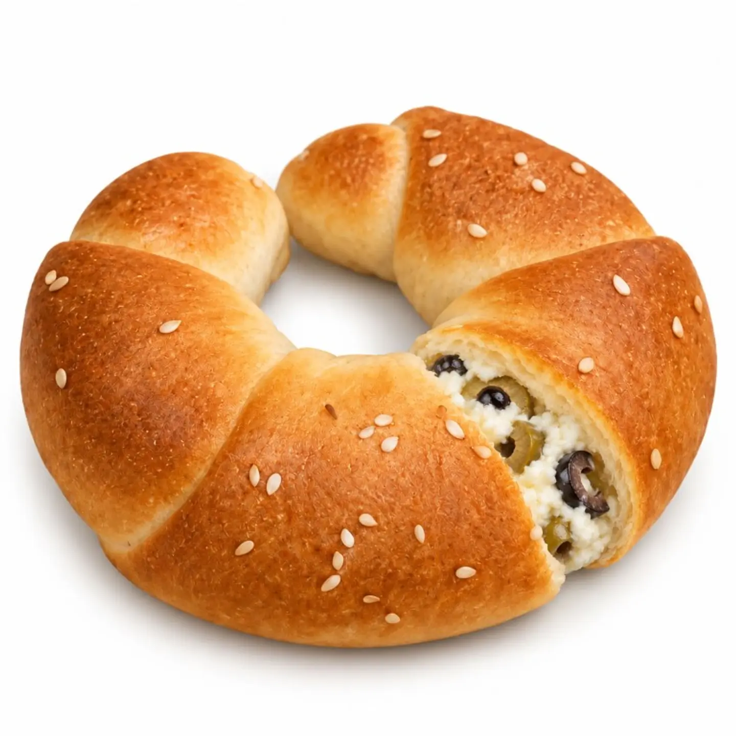 فطيرة جبن زيتون