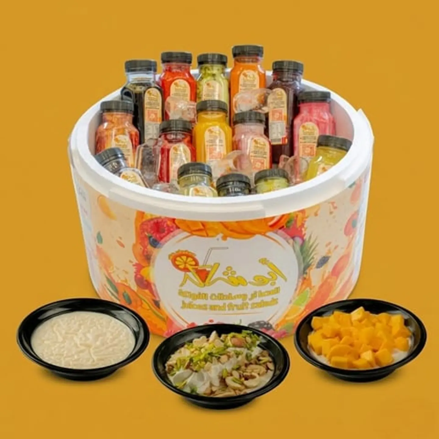 Abo Shaker Eid Combo: 15 Juices & 6 Mixed Rice Pudding