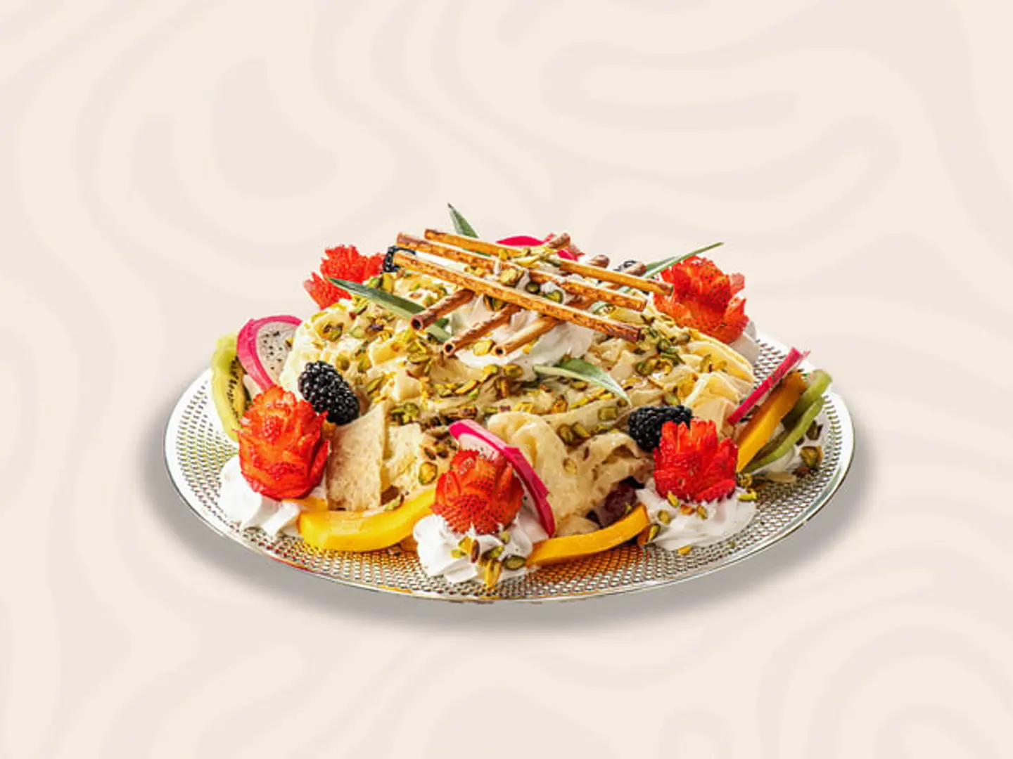 سلطة أبو شاكر الحجم العائلي