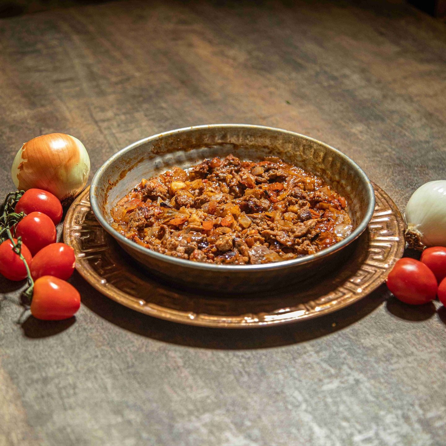Meat Awsal In Oven Small