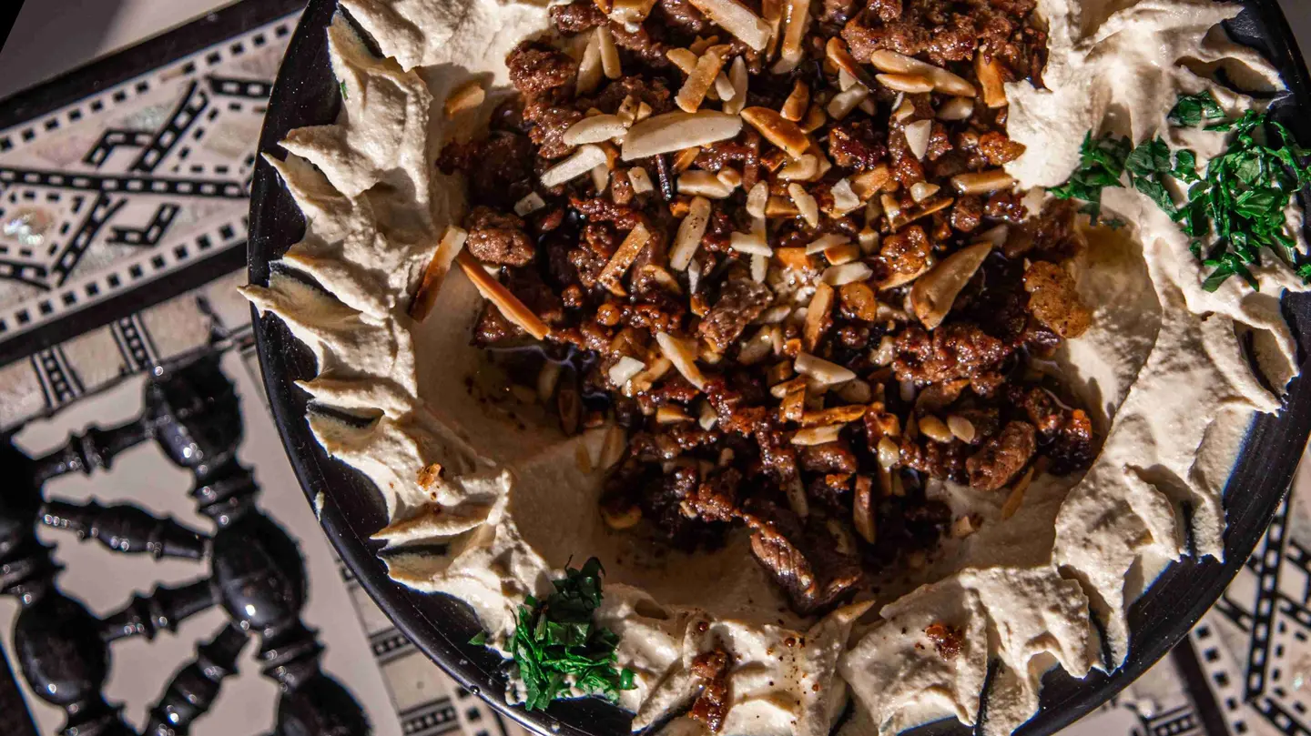 حمص باللحمه