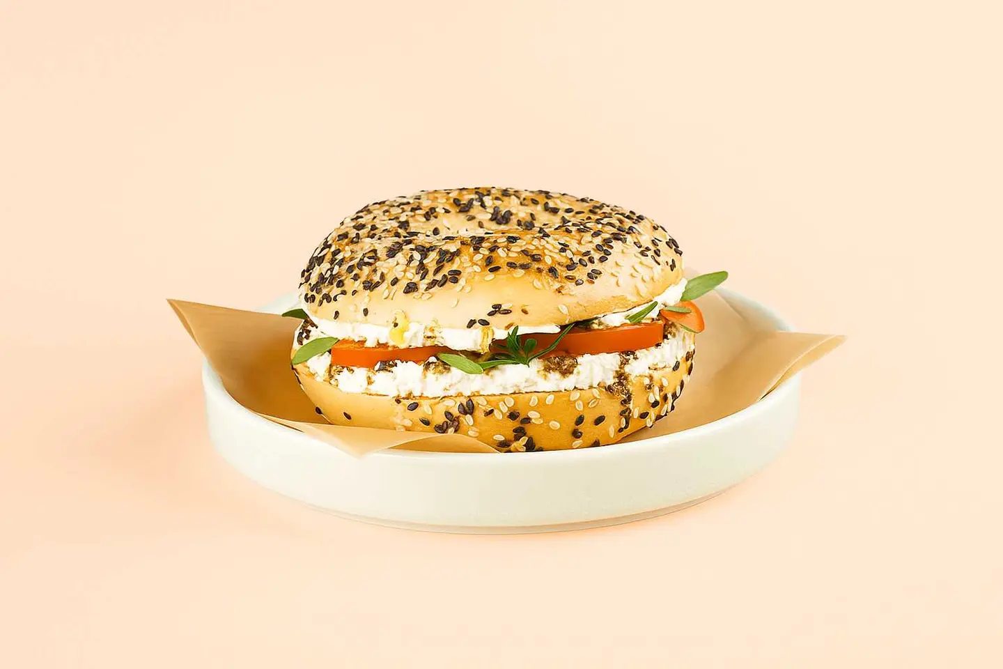 Fresh Zaatar Bagel