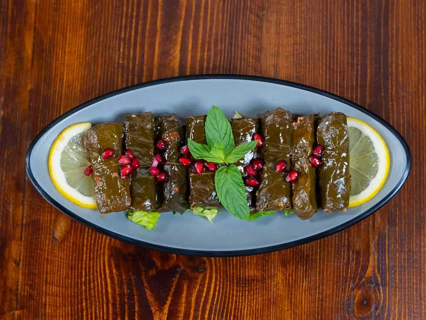 Grape Leaves With Oil