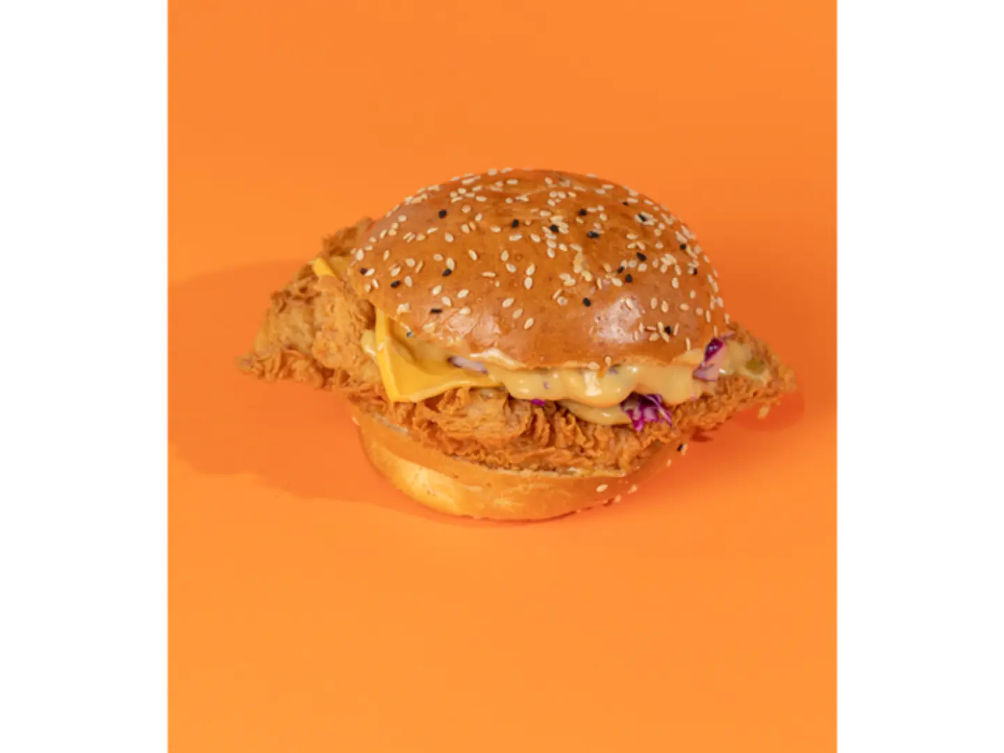 برجر الدجاج المقلي الكلاسيك