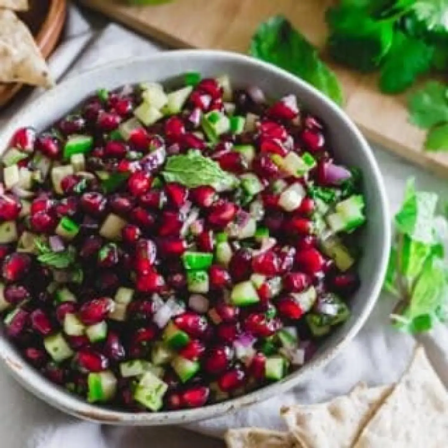 Plain Pomegranate Salad Jd