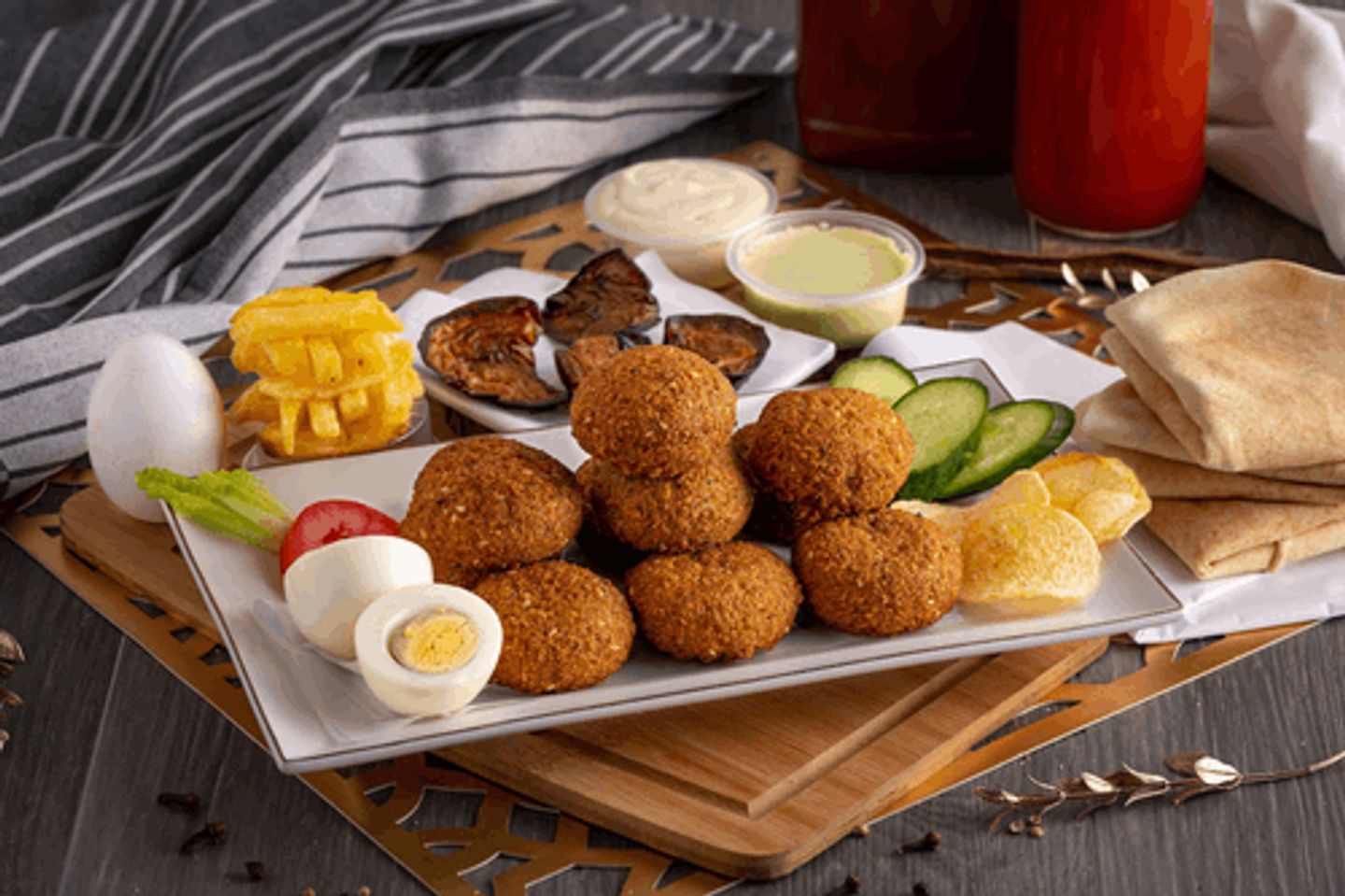 صحن فلافل