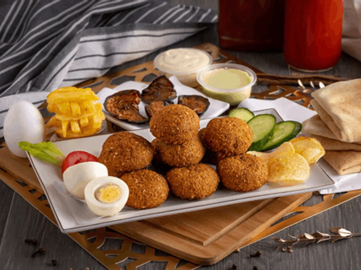 صحن فلافل
