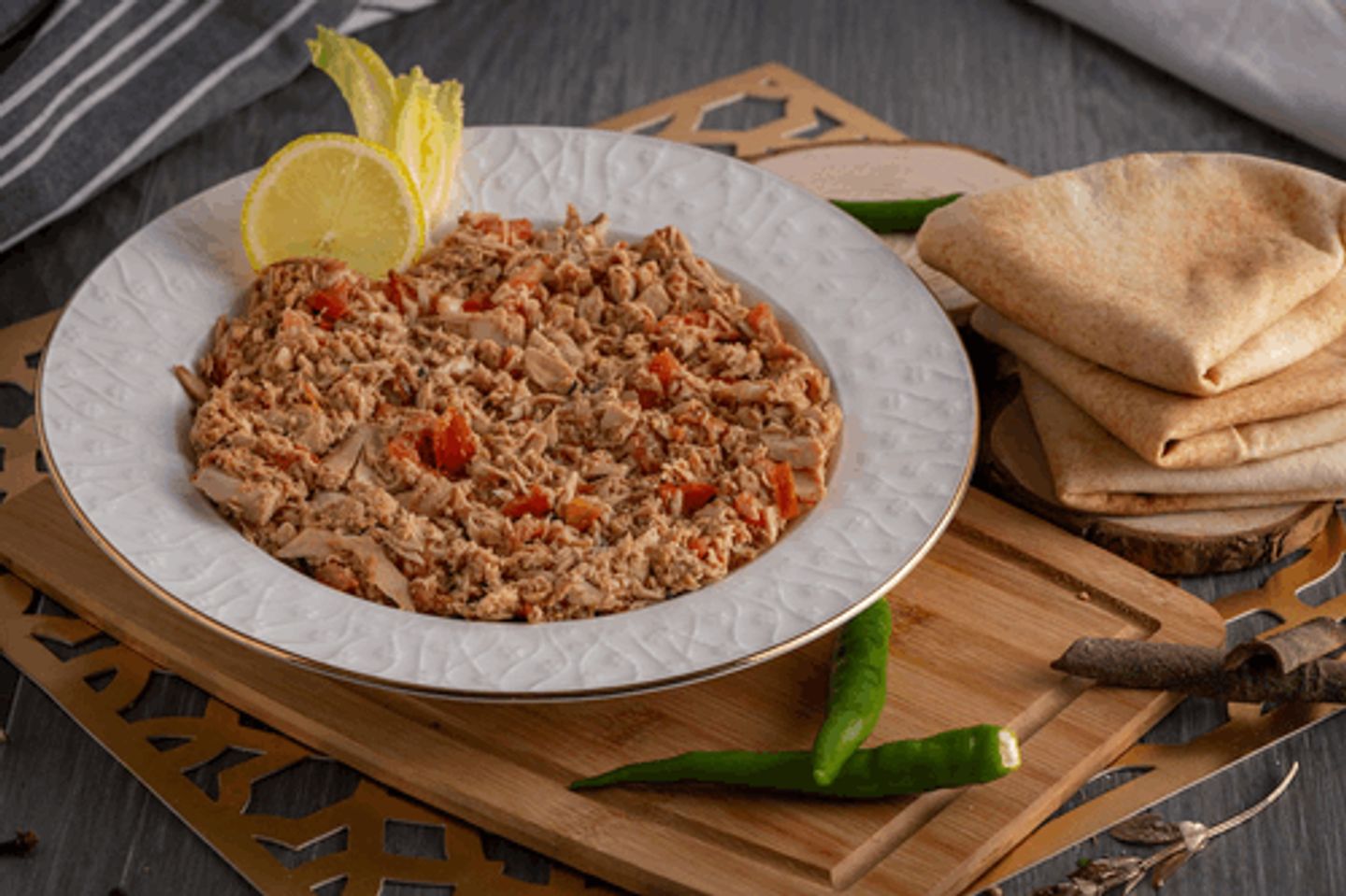 صحن تونة مطبوخ
