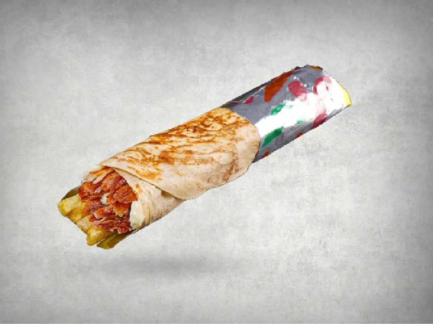 شاورما دجاج صاروخ خبز صاج