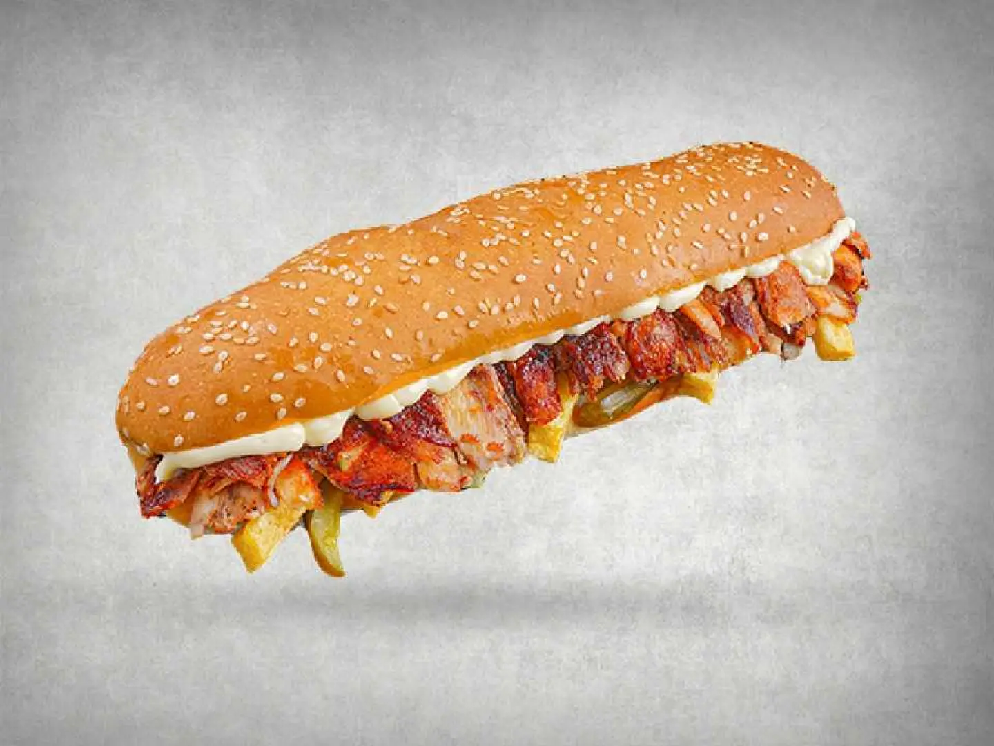 ساندوتش شاورما جامبو