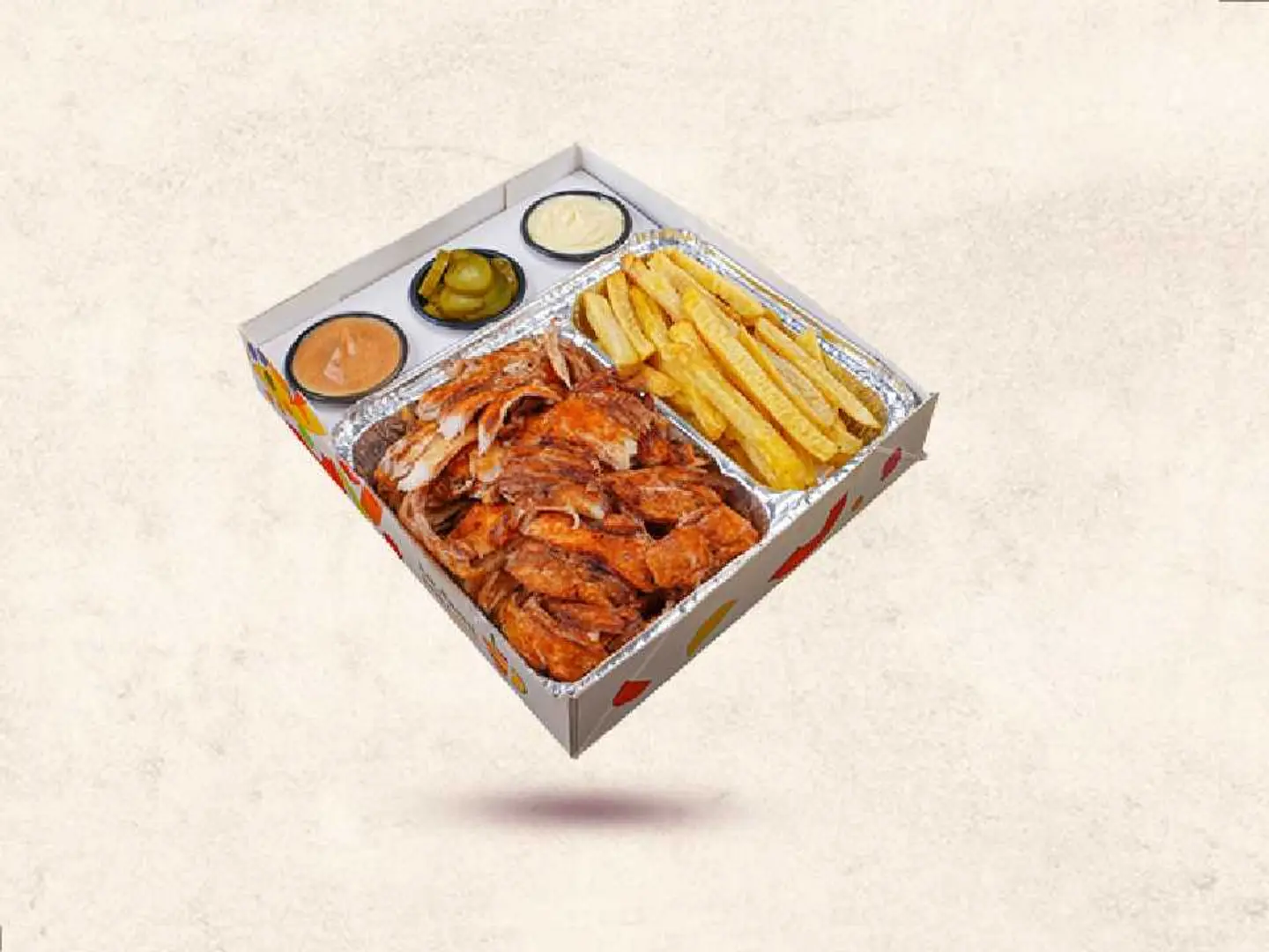 صحن شاورما دجاج