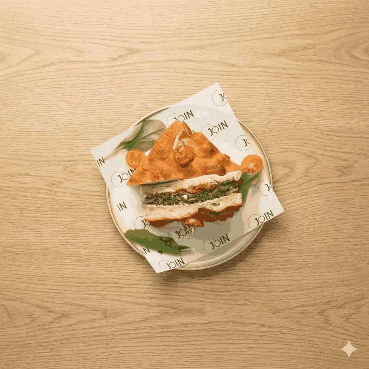 Veggie Labneh Sandwich