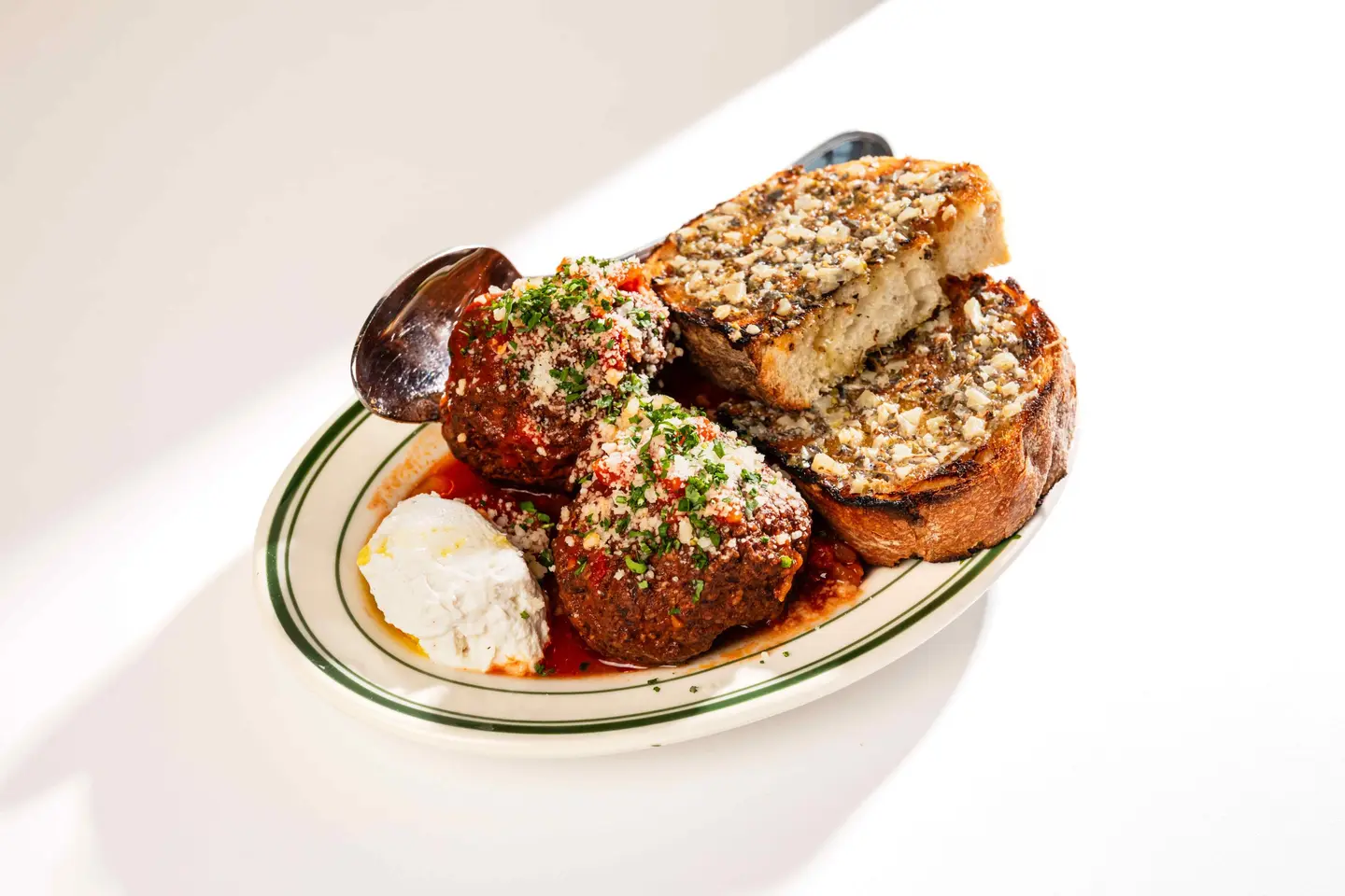 Marinara Braised Veal Meatballs