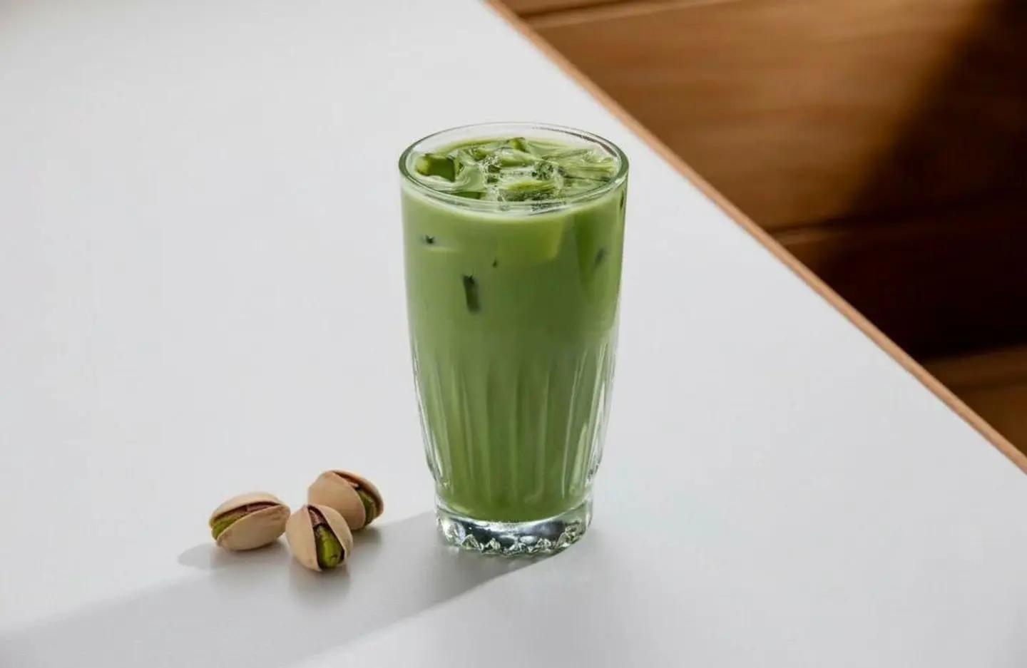 Salted Pistachio Matcha Latte