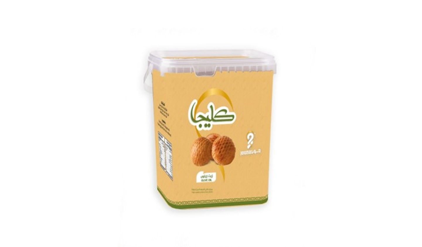 كليجا زيت زيتون علبة بلاستيك كبير
