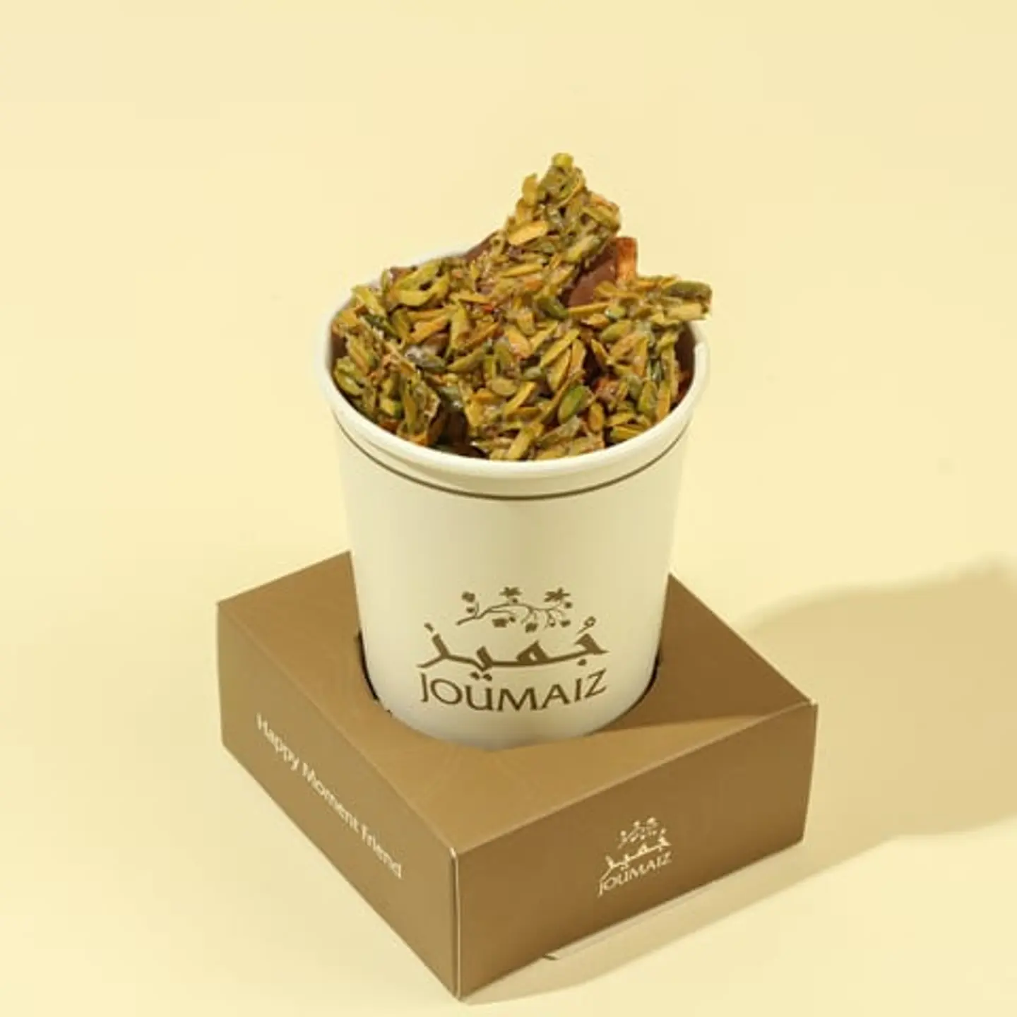 رقائق الفستق بالشوكلاتة