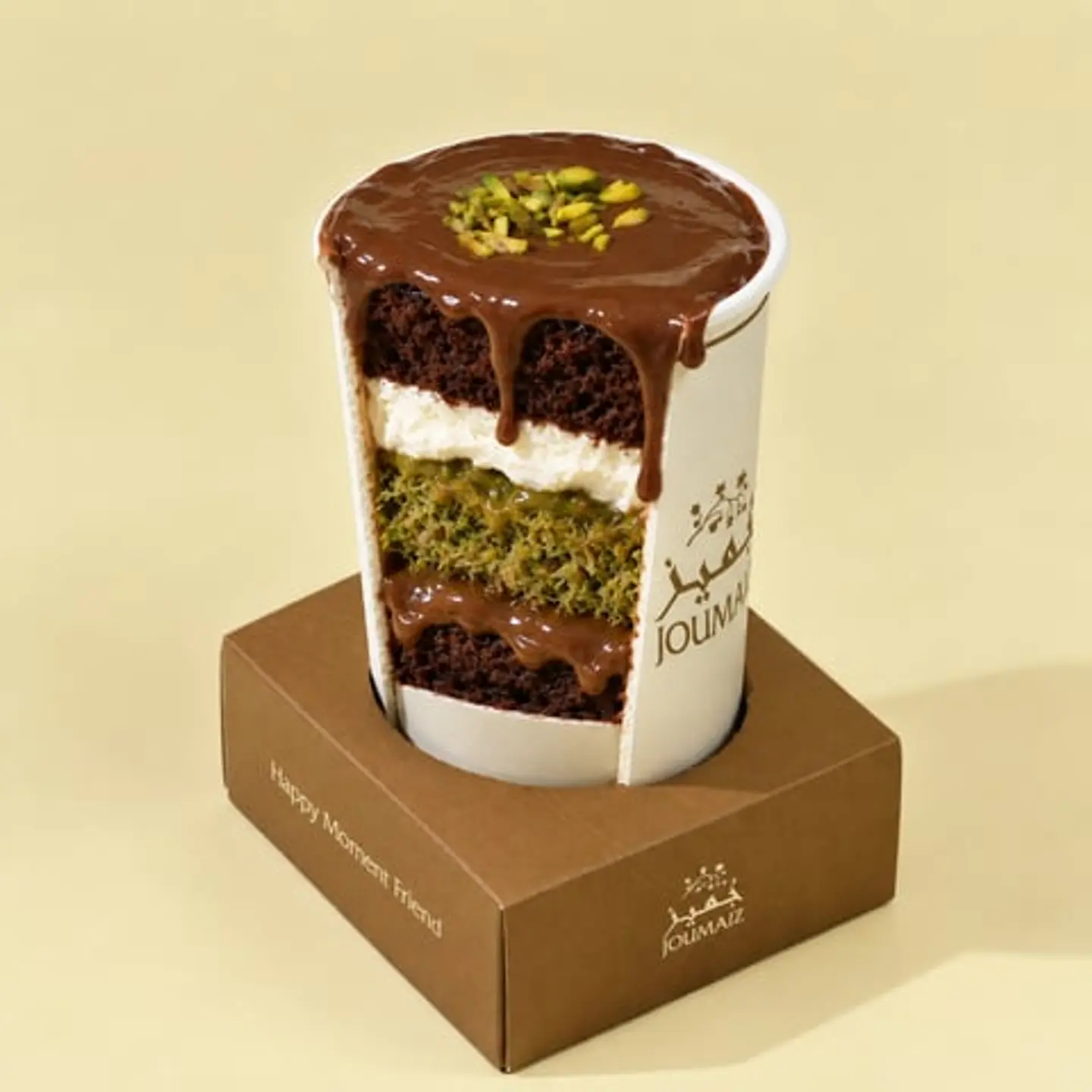 Pistachio Kunafa Pudding