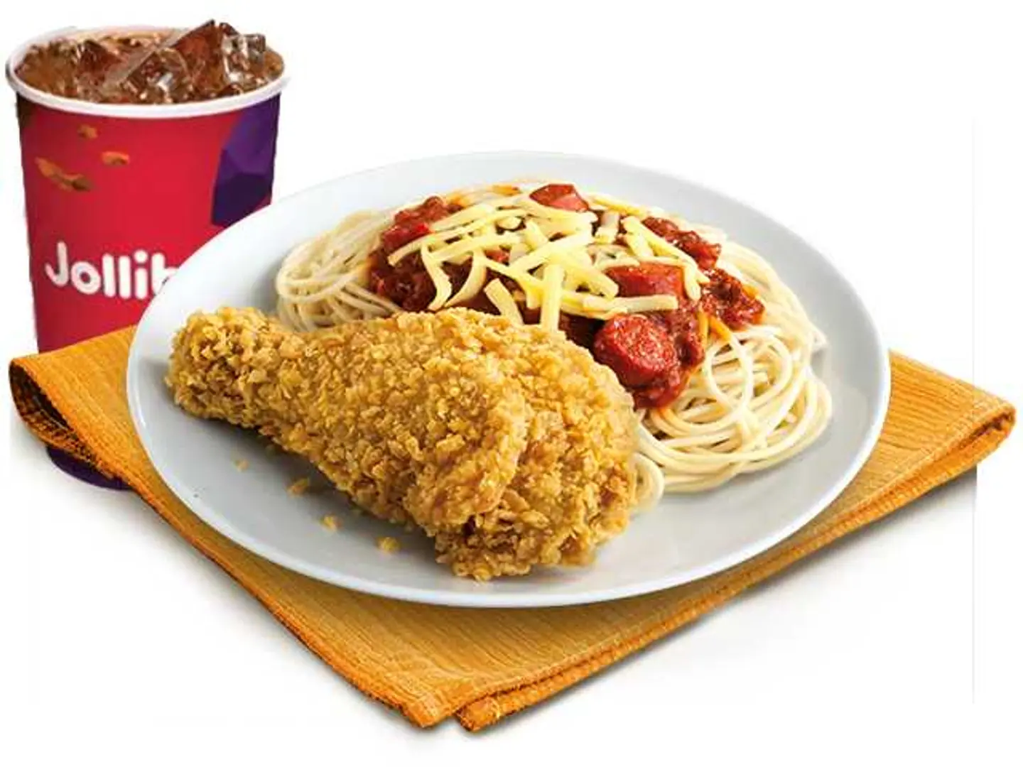 1 قطعة تشكن جوي مع سباغيت