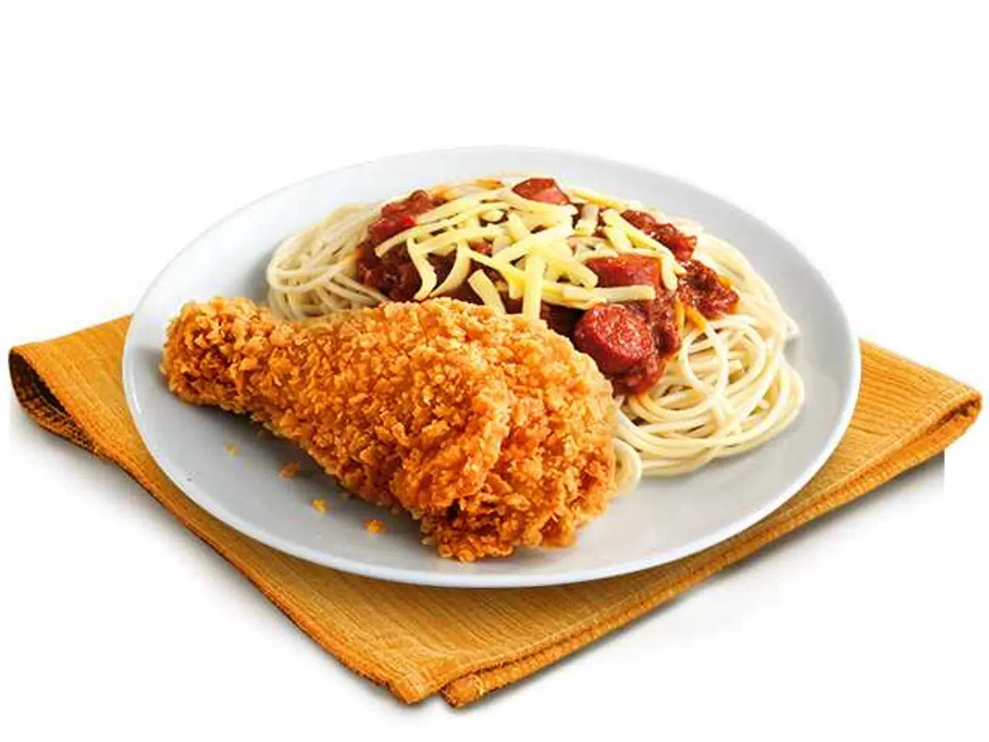 Chickenjoy Spaghetti Spicy
