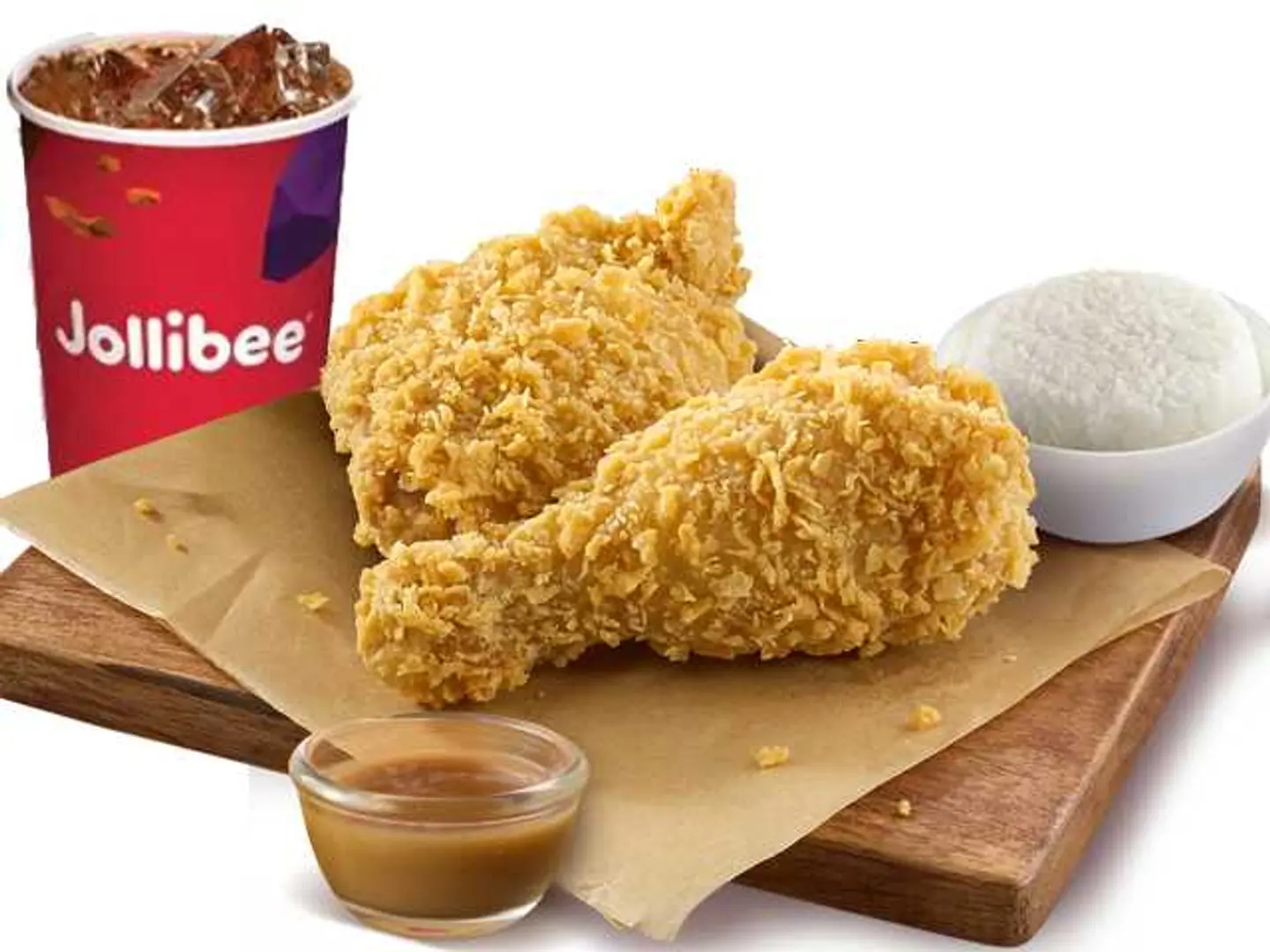 2 قطع تشكن جوي مع رز (وجب