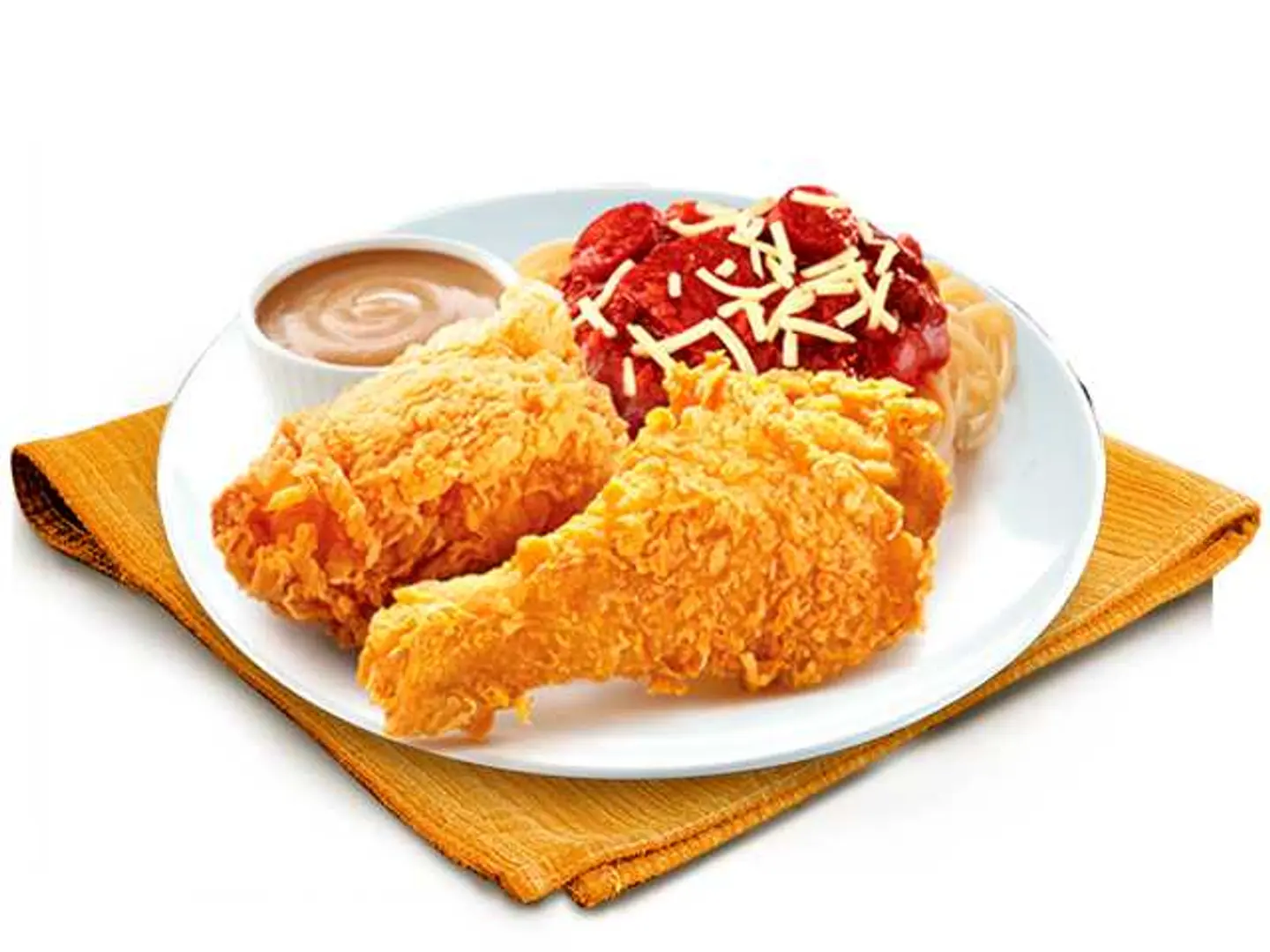 2 Pcs Chickenjoy Spaghetti