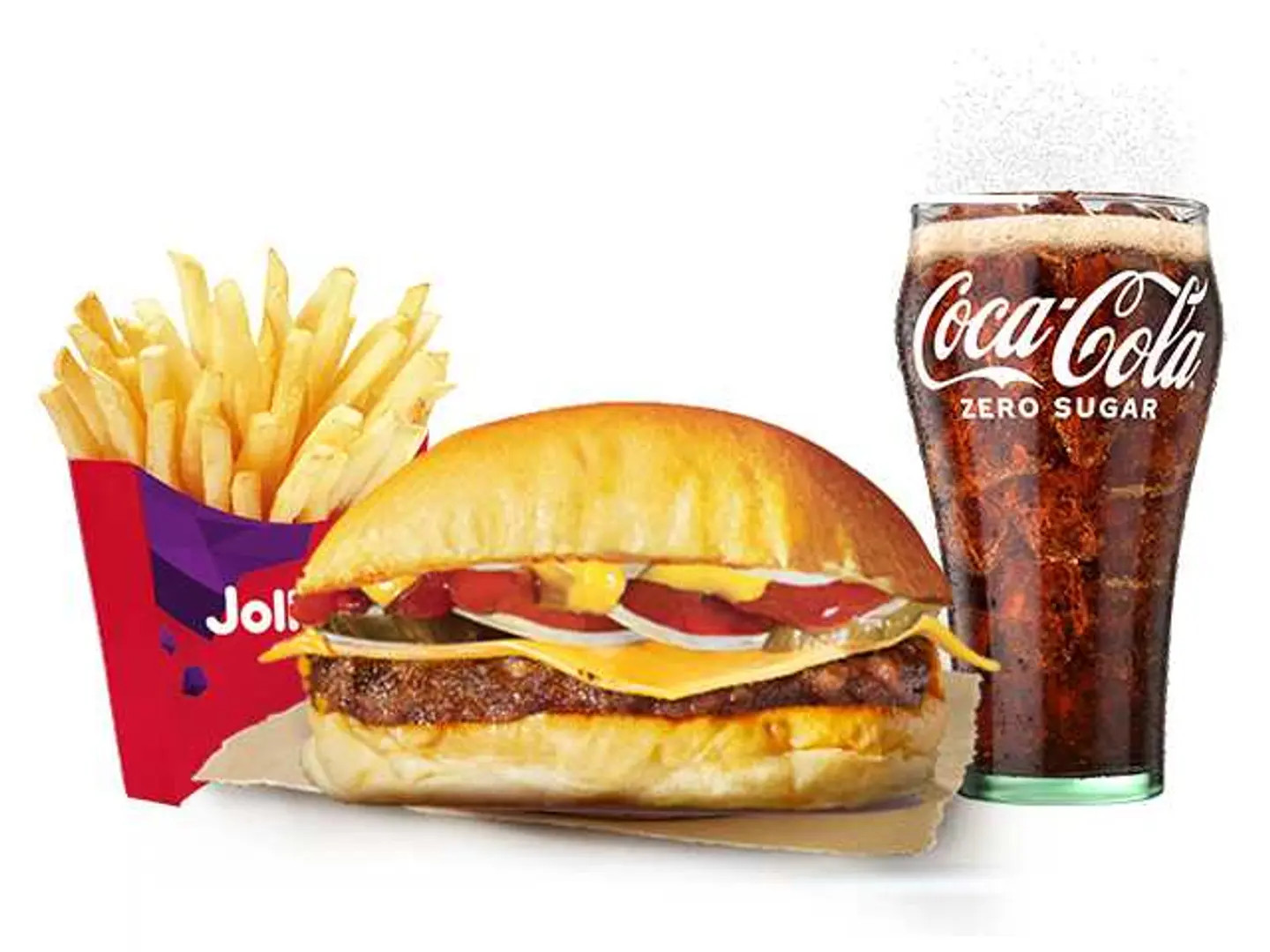 Jolliburger Classic Single Patty Meal
