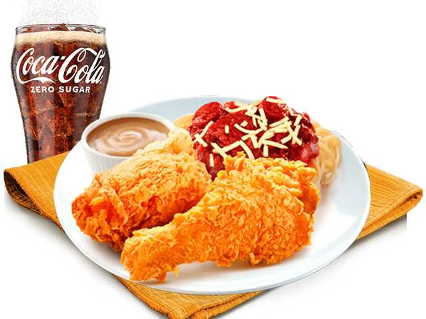 2 Pcs Chickenjoy Spicy Spaghetti Meal