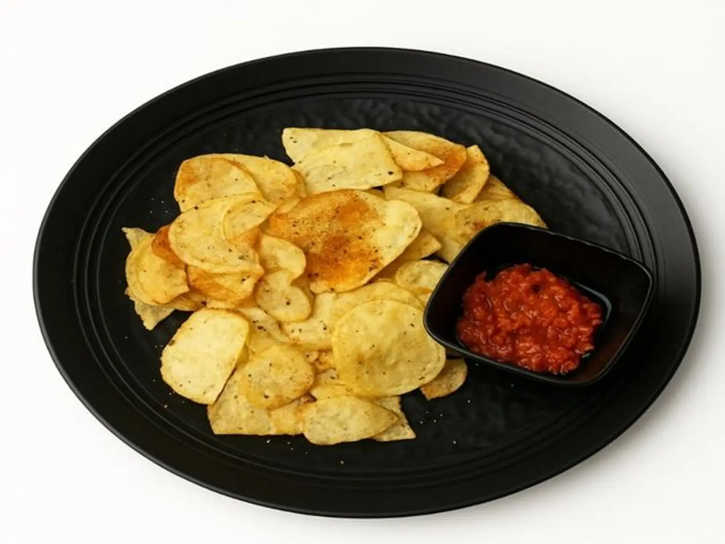 شبس مع تغميسة حارة