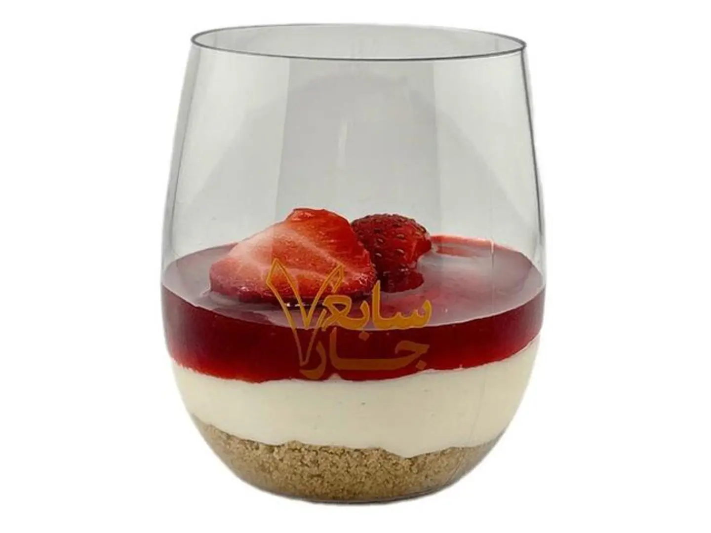 كوب تشيز كيك الفراولة