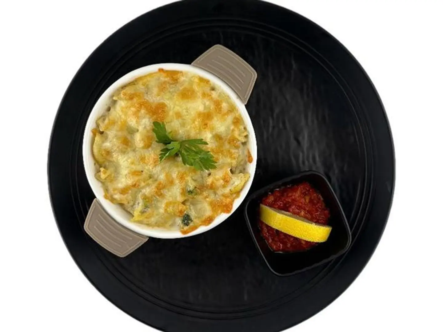 مكرونة الكريمة والخضار