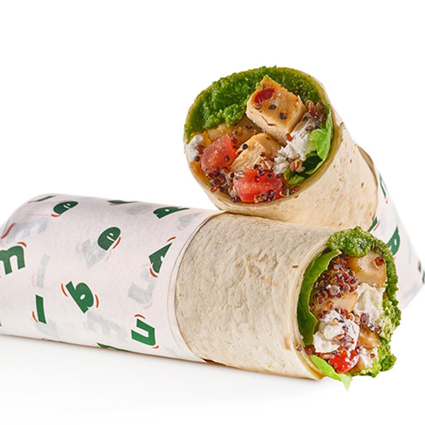 Rosemary Chicken Pesto Wrap
