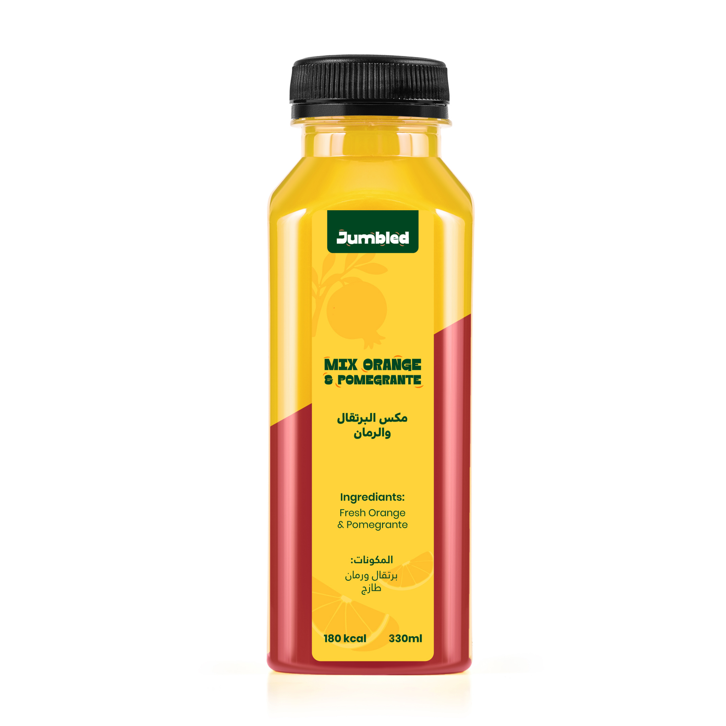 مزيج البرتقال والرمان