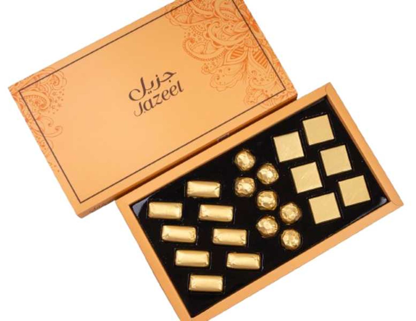 Belgian Chocolate Wrapped Box Gold
