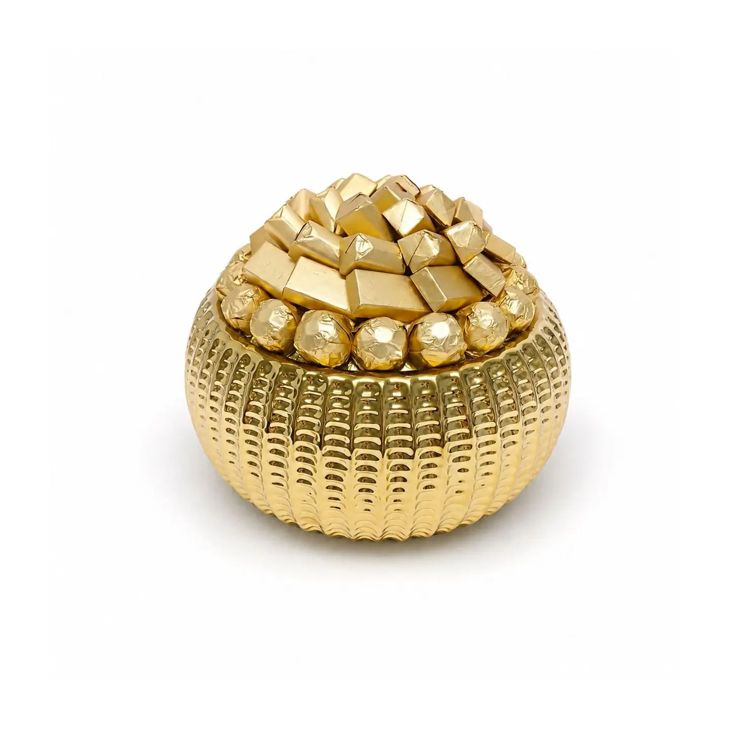 Gold Wrapped Chocolate Tray