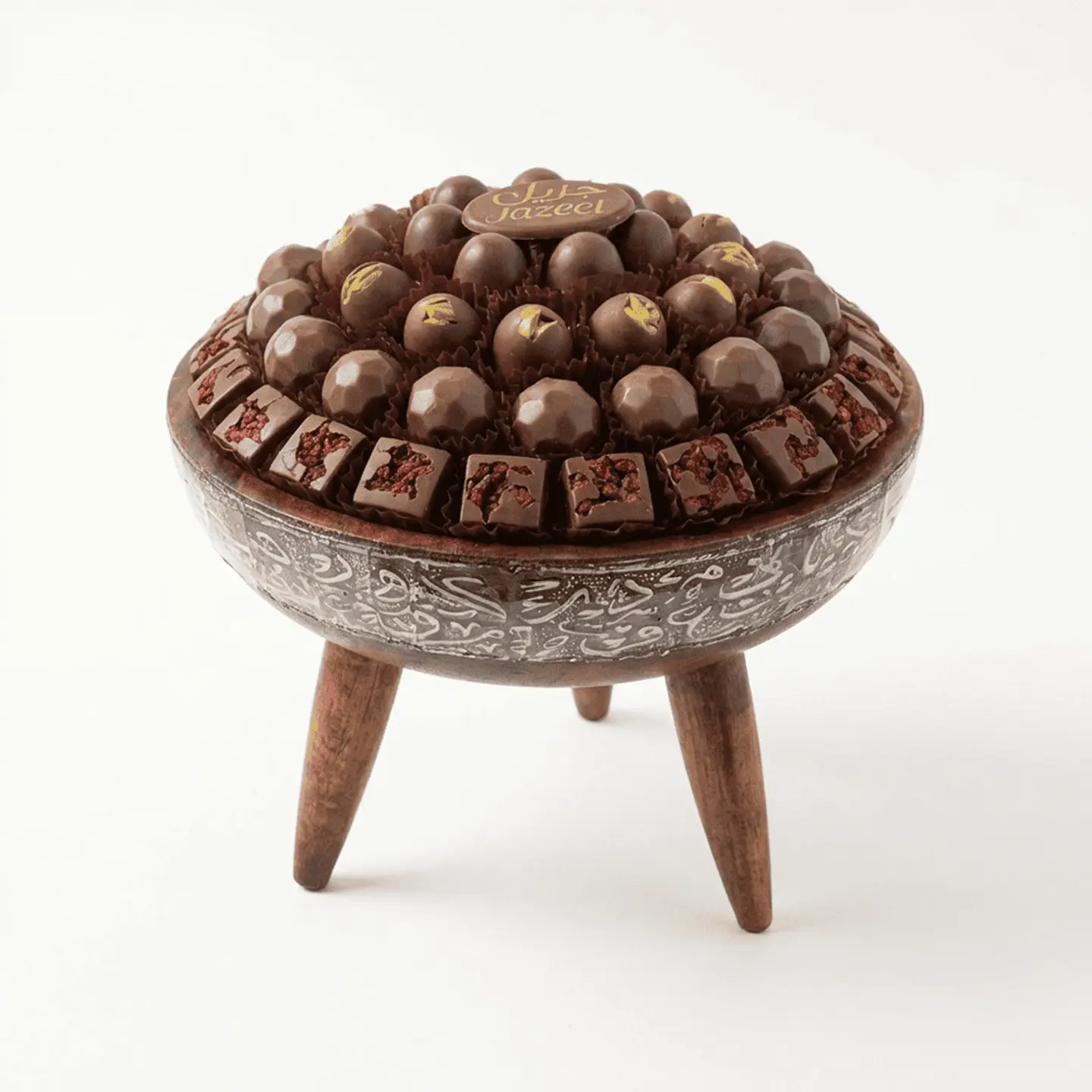 صينية مكشوف حروف يو أحد عشر