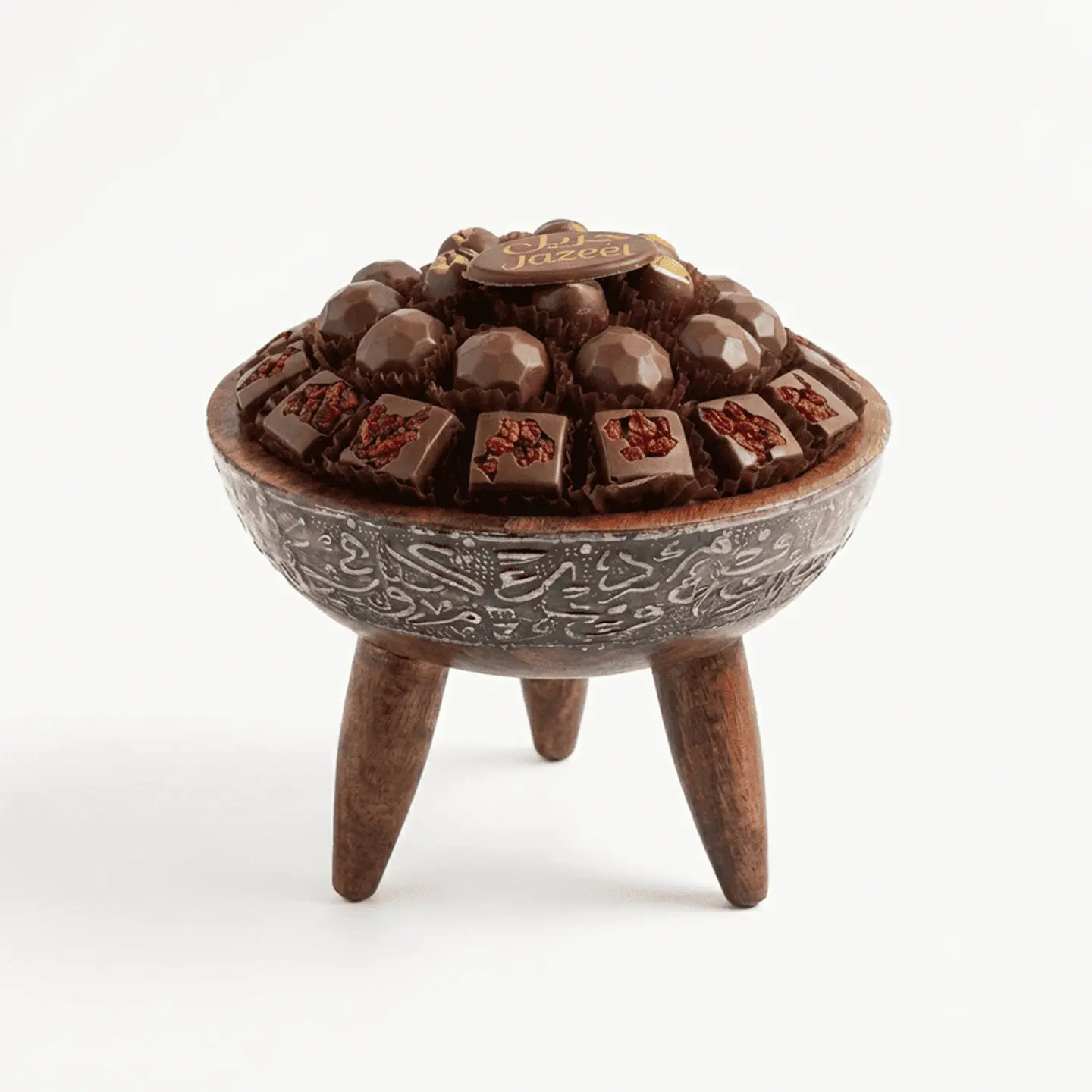 صينية مكشوف حروف يو اثني عشر