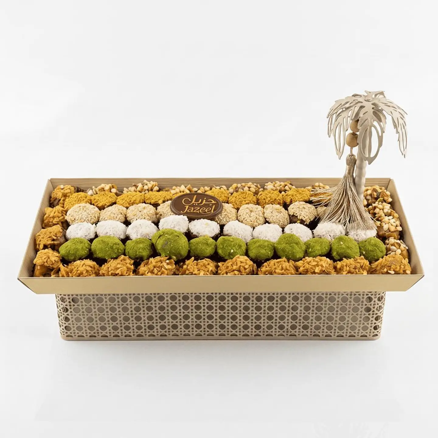Large Rectangular Palm Dates Tray