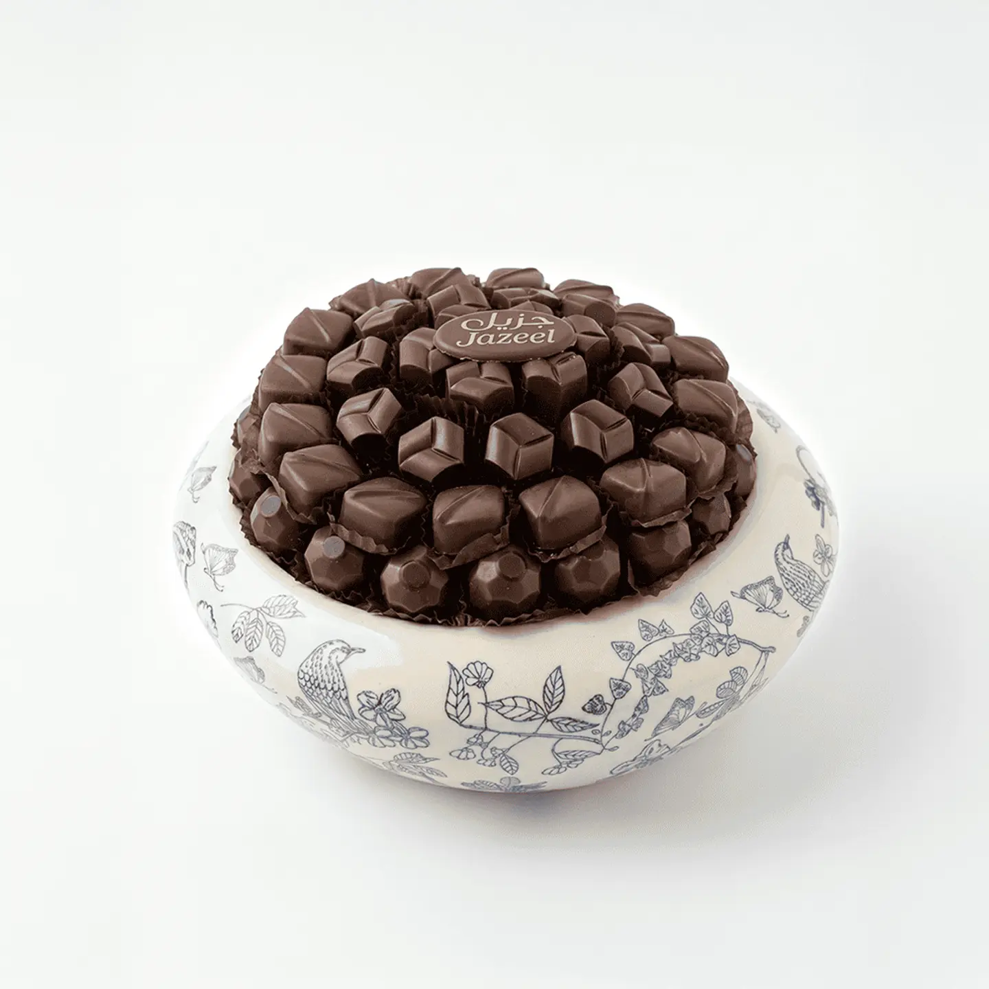 فازة ازرق شكولاتة مكشوف