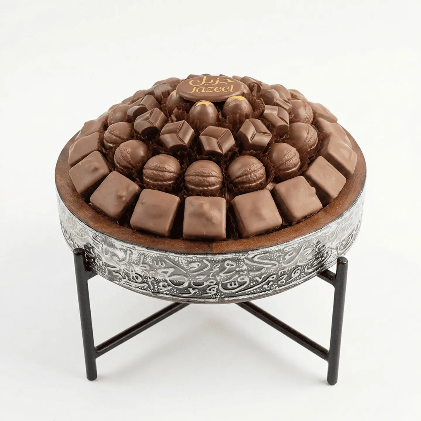 ستاند شوكولاتة بقاعدة معدنية بأربع أرجل يو واحد وثلاثون