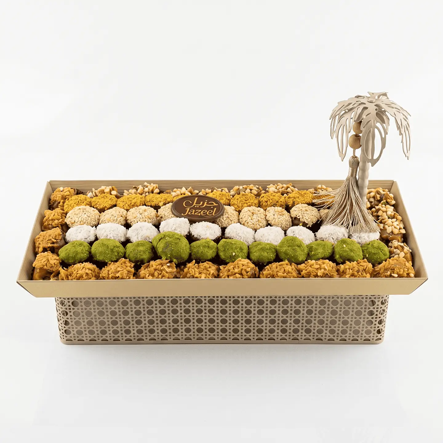 Large Rectangular Palm Dates Tray