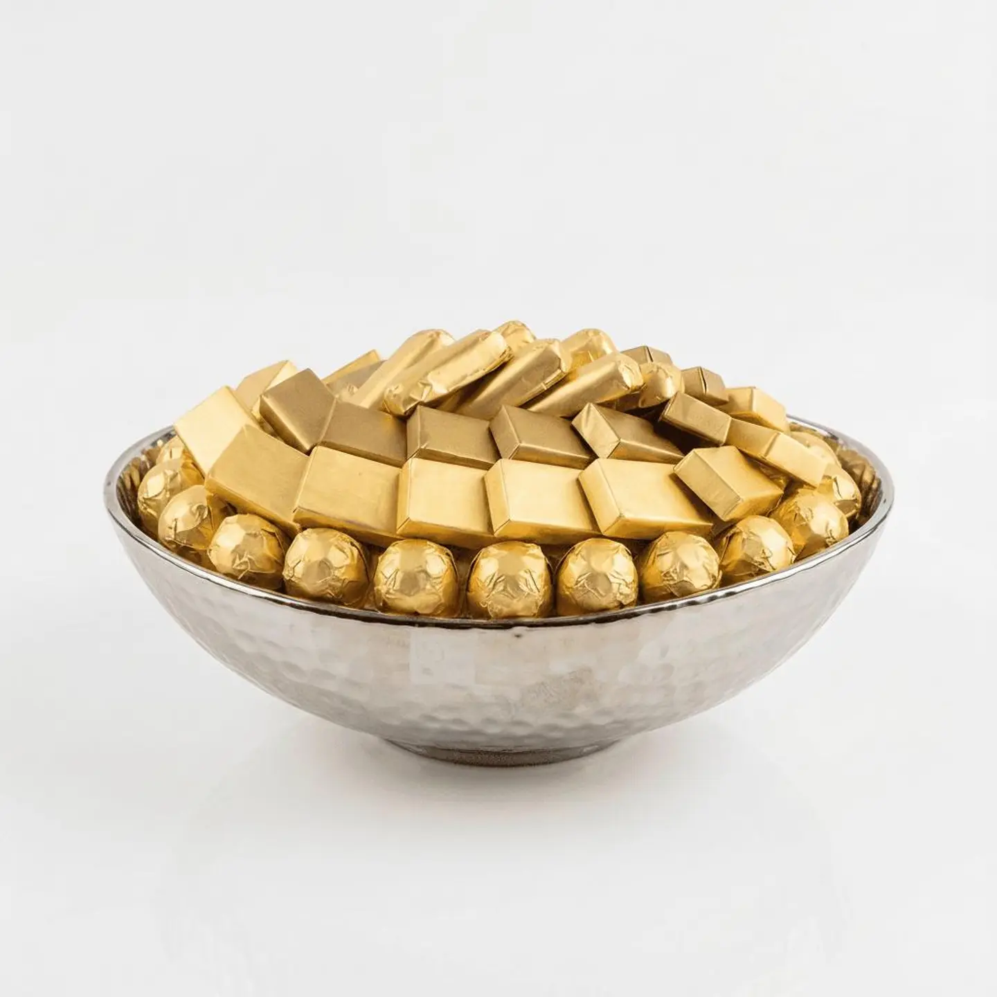 Double U Twenty Six Round Wavy Steel Tray