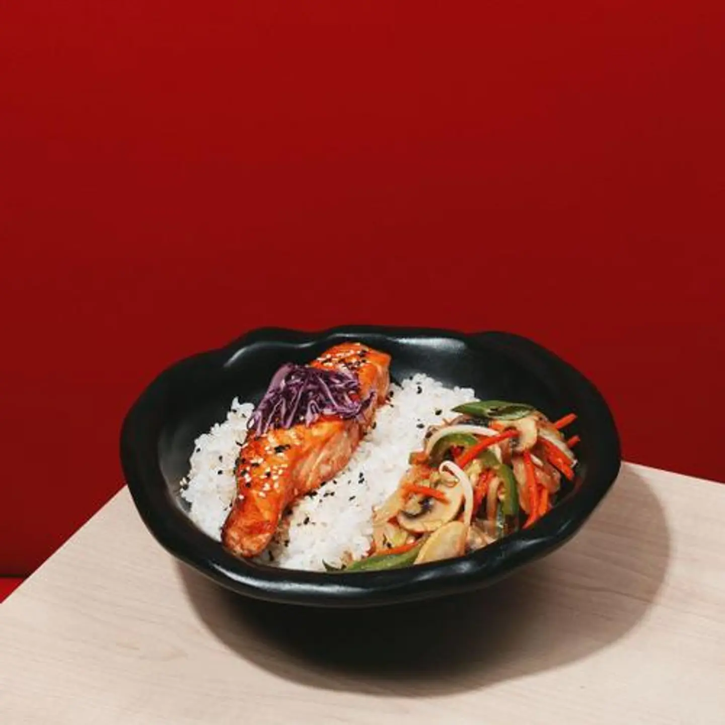 Salmon Teppanyaki