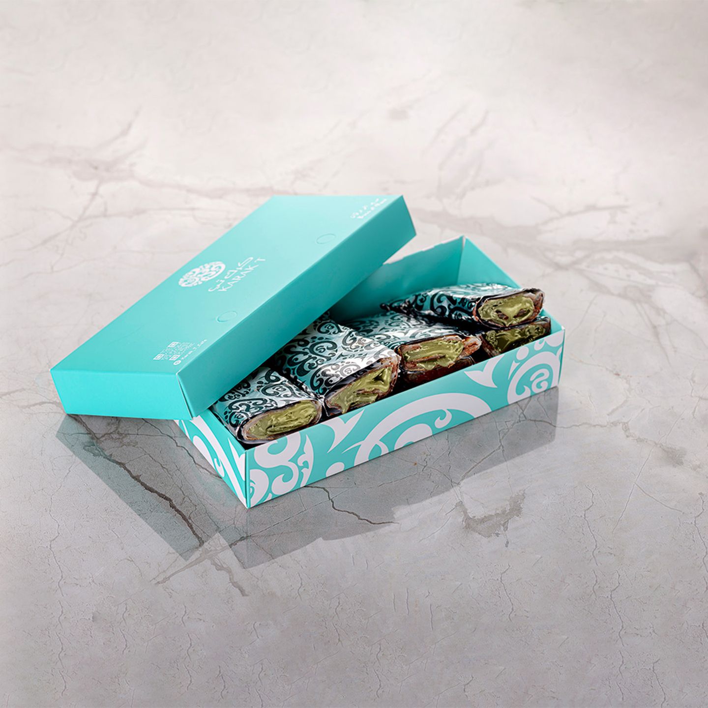 Box Chapati Pistachioh Small 4 Pcs