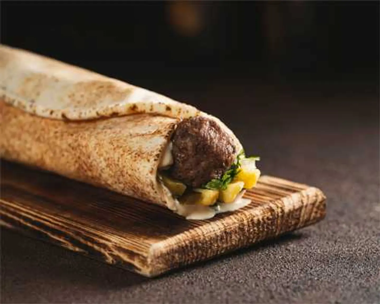 ساندوتش كباب لحم