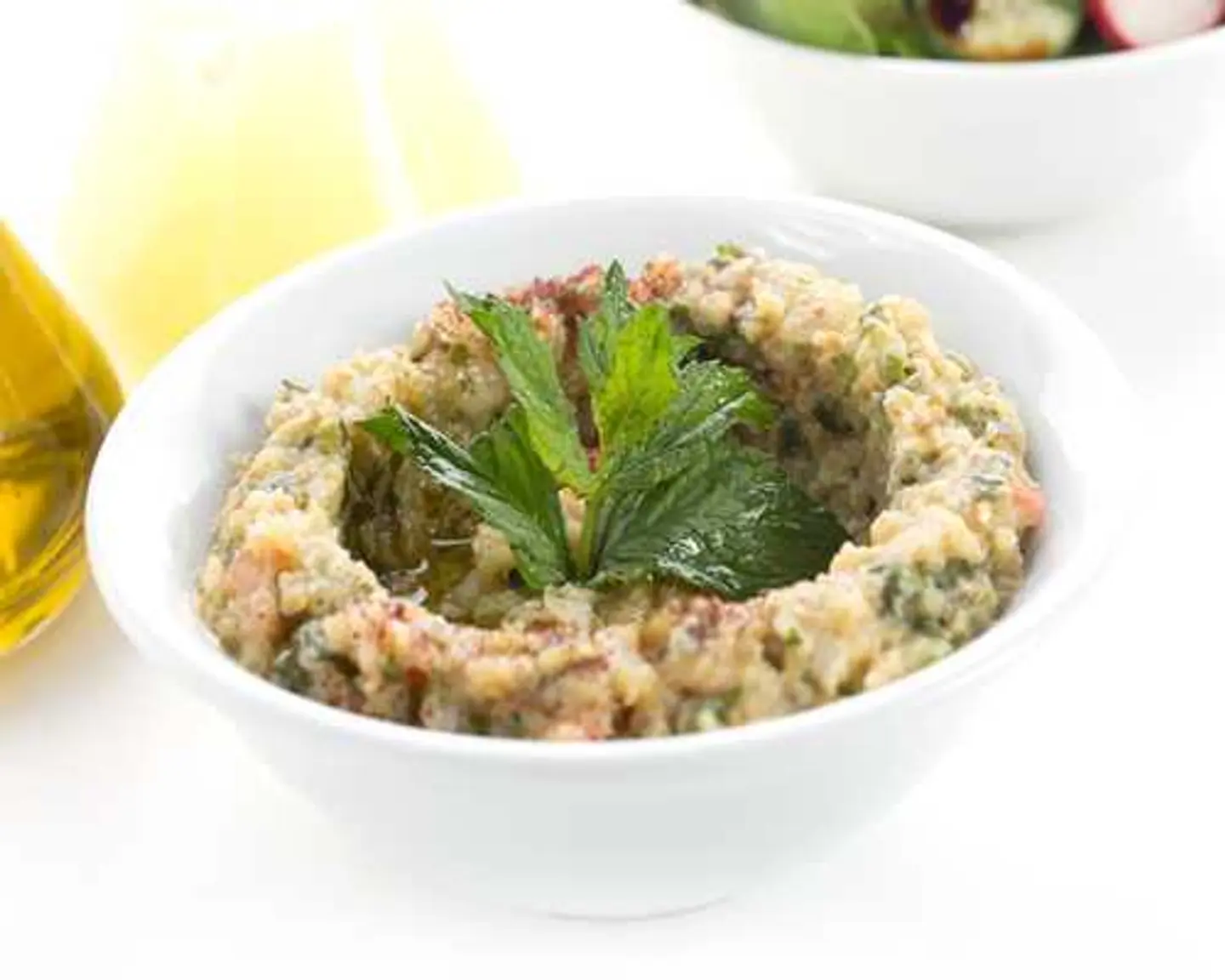 صحن بابا غنوج صغير